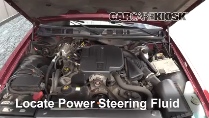 2011 Ford Crown Victoria LX 4.6L V8 FlexFuel Power Steering Fluid Add Fluid